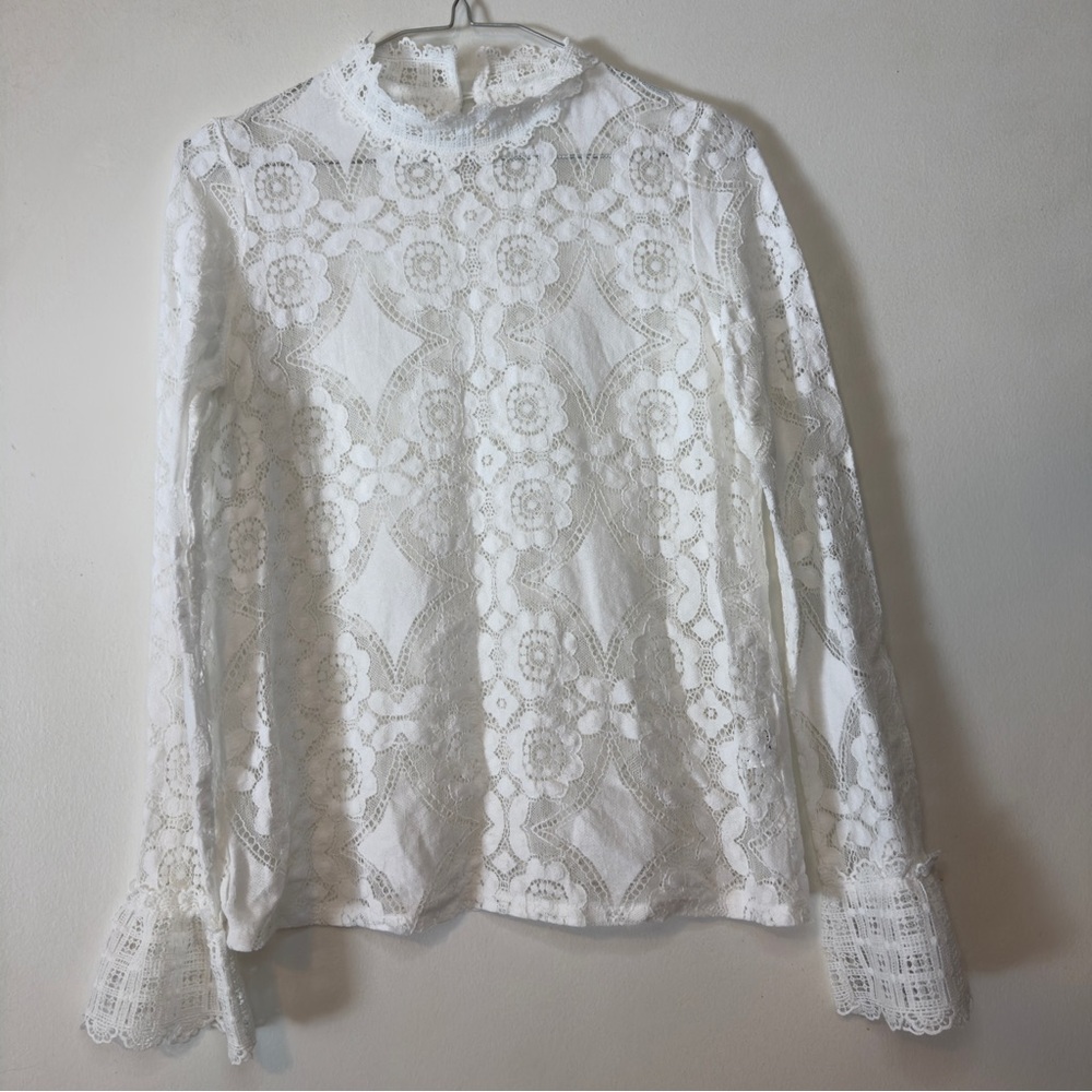 COMMENSE Lace top XS